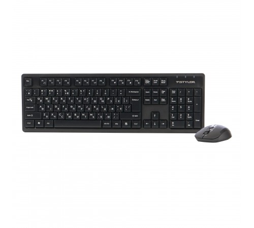 Комплект (клавіатура, миша) бездротовий A4Tech FG1200S Black