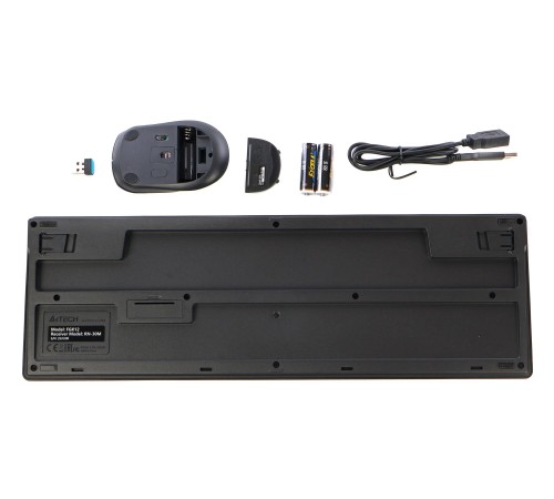 Комплект (клавіатура, миша) бездротовий A4Tech FG1200S Black