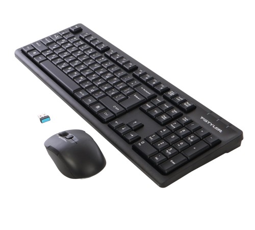 Комплект (клавіатура, миша) бездротовий A4Tech FG1200 Black