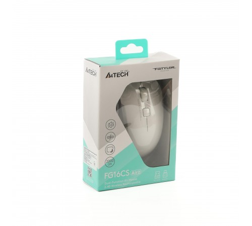 Миша бездротова A4Tech Fstyler FG16CS Air2 White