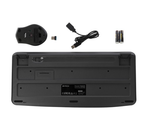 Комплект (клавіатура, мишка) бездротовий A4Tech Fstyler FG2500S Plus Grey