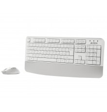 Комплект (клавіатура, мишка) бездротовий A4Tech Fstyler FG2500S Plus White