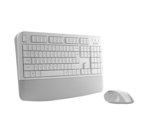 Комплект (клавіатура, мишка) бездротовий A4Tech Fstyler FG2500S Plus White