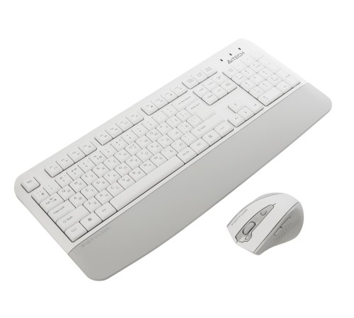 Комплект (клавіатура, мишка) бездротовий A4Tech Fstyler FG2500S Plus White