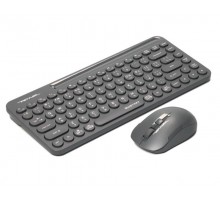 Комплект (клавіатура, миша) бездротовий A4Tech Fstyler FG3200 Air Grey