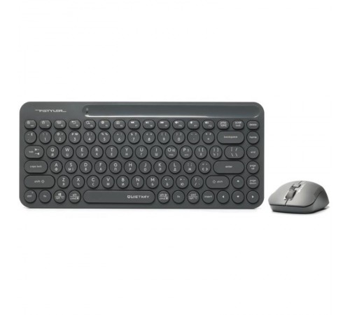 Комплект (клавіатура, миша) бездротовий A4Tech Fstyler FG3200 Air Grey