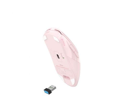 Миша бездротова A4Tech Fstyler FG50 Plus Pink