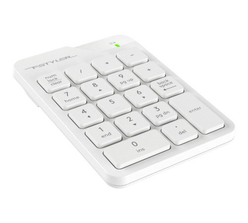 Клавіатура цифрова A4Tech Fstyler FGK21C White