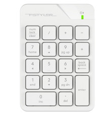 Клавіатура цифрова A4Tech Fstyler FGK21C White