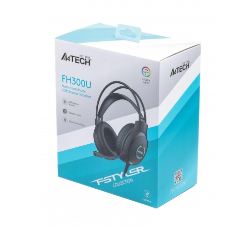 Гарнітура A4Tech FH300U Black