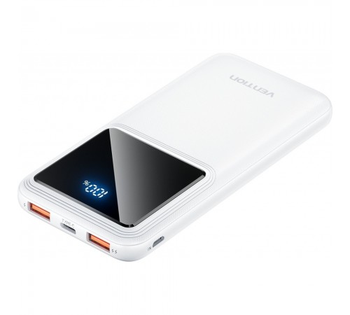 Універсальна мобільна батарея Vention 10000mAh PD QC 3.0 White (FHKW0)