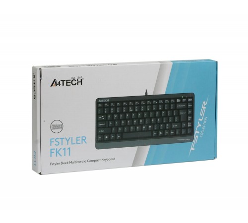 Клавіатура A4Tech FK11 Ukr Grey