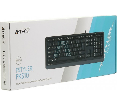 Клавіатура A4Tech Fstyler FKS10 Grey
