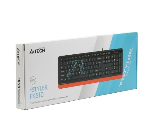 Клавіатура A4Tech Fstyler FKS10 Orange