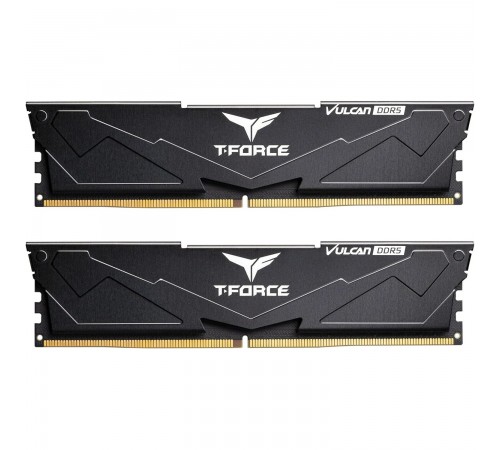 Модуль пам`ятi DDR5 2x16GB/6000 Team T-Force Vulcan Black (FLBD532G6000HC38JDC01)