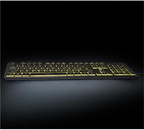 Клавіатура Frime Moonfox 3Color Ukr Black (FLK18210) Клавіатура Frime Moonfox 3Color Ukr Black (FLK18210)