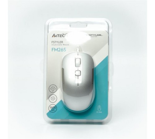Миша A4Tech Fstyler FM26S Icy White