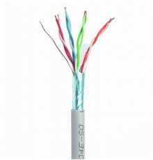 Кабель вита пара Cablexpert FTP (FPC-5004E-SOL/100) CAT5e, алюміній під міддю (CCA з AWG24),одножильний, екранований фольгою, 100м