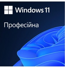 Програмне забезпечення Microsoft Windows 11 Professional 64Bit Ukrainian 1ПК DSP OEI DVD (FQC-10557)