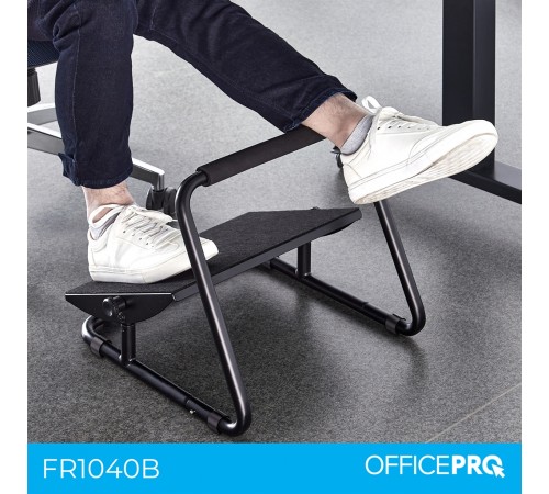 Регульована підставка для ніг OfficePro FR1040B Black