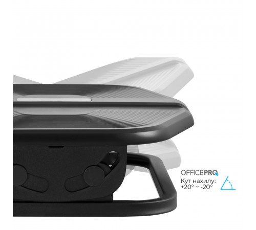 Підставка для ніг OfficePro FR600 Black