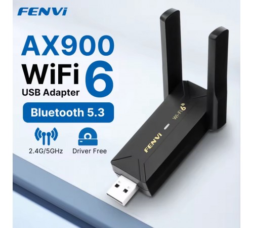 Бездротовий адаптер Fenvi FU-AX900 Wi-Fi 6, Bluetooth 5.3 Dual Band 2.4G 5G