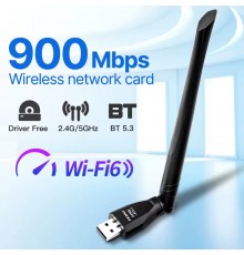 Бездротовий адаптер Fenvi FU-AX900ВT Wi-Fi 6, Bluetooth 5.3 Dual Band 2.4G 5G