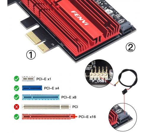 Бездротовий адаптер Fenvi FV-AXE3000 (Intel AX210) Бездротовий адаптер Fenvi FV-AXE3000 (Intel AX210)