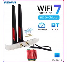 Бездротовий адаптер Fenvi FV-BE200NG Wi-Fi 7, Bluetooth 5.4 Adapter, Tri-band 2.4G/5G/6GHz