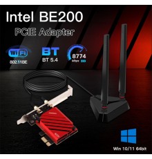 Бездротовий адаптер Fenvi FV-BE8800Pro Wi-Fi 7, Bluetooth 5.4 Gaming Tri Band 2.4G/5G/6GHz