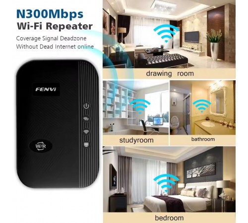 Точка доступу Fenvi FWD-R616U Black Wi-Fi Repeater