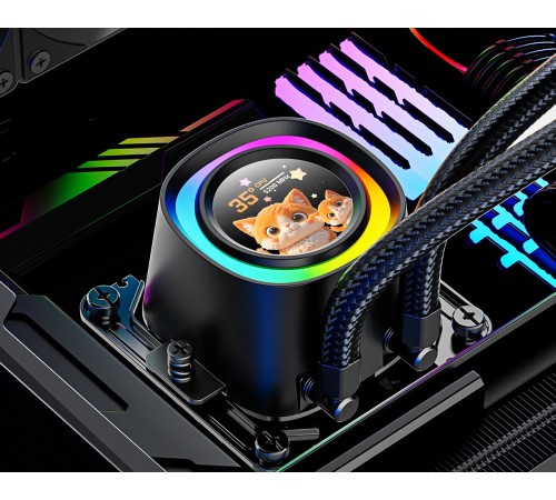 Система водяного охолодження ID-Cooling FX360 LCD PE