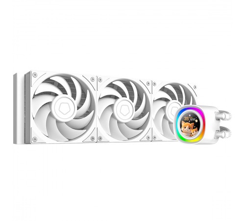 Система водяного охолодження ID-Cooling FX360 LCD PE White