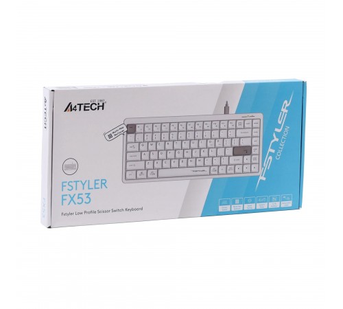 Клавіатура A4Tech FX53 White