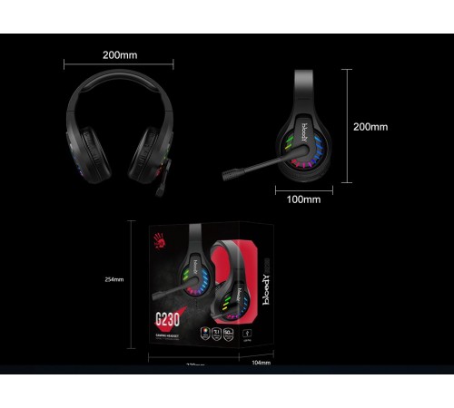 Гарнітура Bloody G230p Black