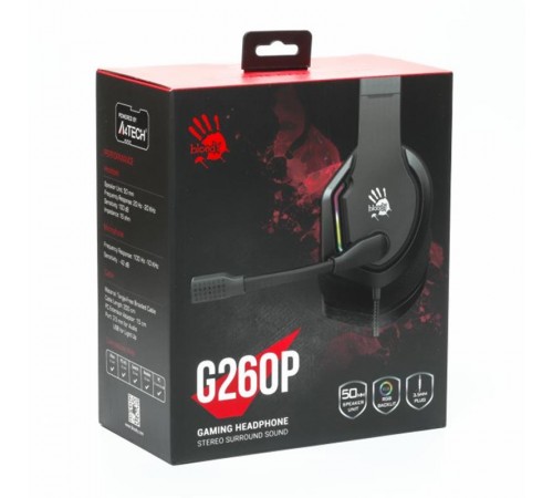 Гарнітура Bloody G260p Black