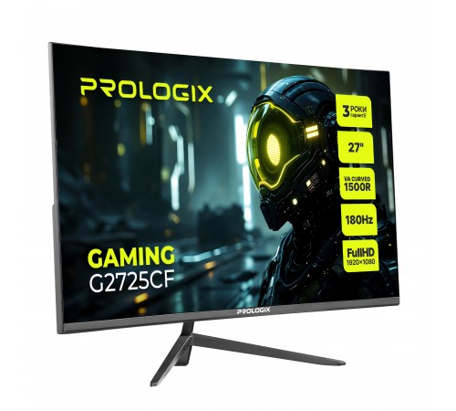 Монітор Prologix Gaming 27" G2725CF VA Black Curved 180Hz