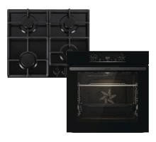 Вбудований комплект Варильна поверхня Gorenje G641EB + Духова шафа Gorenje BO6735E05B