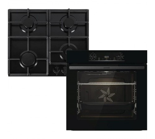 Вбудований комплект Варильна поверхня Gorenje G641EB + Духова шафа Gorenje BO6735E05B