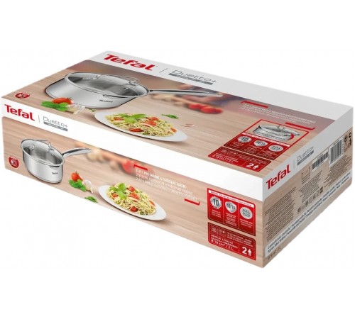 Ківш із кришкою Tefal Duetto+ 18 см 2 л (G7192356) Ківш із кришкою Tefal Duetto+ 18 см 2 л (G7192356)