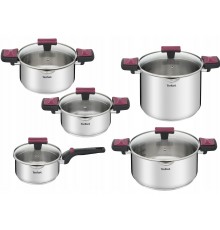 Набір посуду Tefal Cook&Clip 10 предметів (G723SA74)