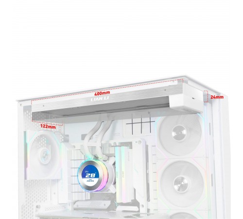 Система водяного охолодження Lian Li HydroShift II LCD-C 360 Fanless White (G89.GHS2LCD36W.00)