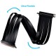 Райзер Lian Li PCIe 4.0 Riser Cable 600mm Black (G89.PW-PCI-4-60X)