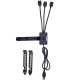 USB-хаб Lian Li USB2.0 1 to 3 Port (Type A Male) HUB, Black (G89.PW-U2TPAB.00)