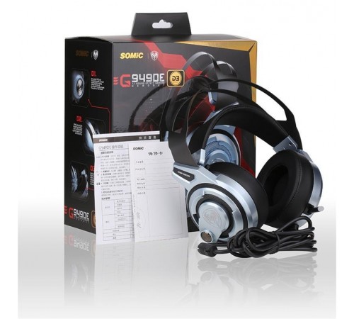 Гарнітура Somic G949DE Black/Silver