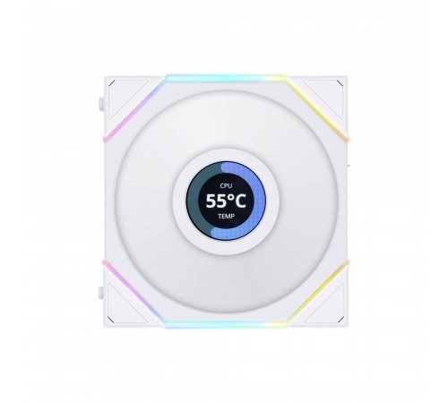 Вентилятор Lian Li TLLCD 120-1, White Cooler (G99.12TLLCD1W.00)