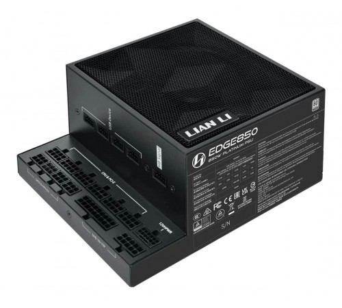Блок живлення Lian Li EDGE850, 80 Plus Platinum, Black, EU Cord (G9P.EG0850.BE00.EU) Блок живлення Lian Li EDGE850, 80 Plus Platinum, Black, EU Cord (G9P.EG0850.BE00.EU)