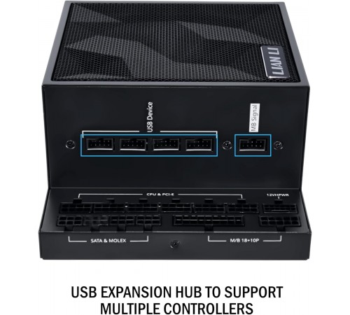 Блок живлення Lian Li EDGE1000, 80 Plus Platinum, Black, EU Cord (G9P.EG1000.BE00.EU)
