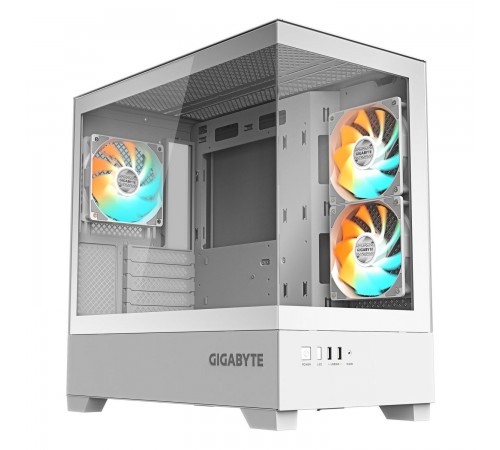 Корпус Gigabyte C201 Panoramic Tempered Glass Ice без БЖ (GB-C201PI) Корпус Gigabyte C201 Panoramic Tempered Glass Ice без БЖ (GB-C201PI)