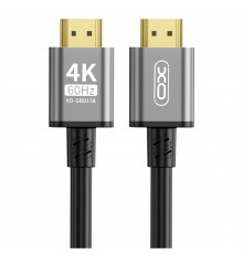 Кабель XO HDMI-HDMI V.2.0, 3 м Tranish (GB017A-HDMI.tranish)